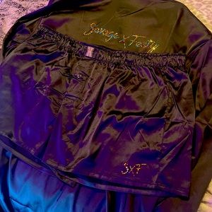 Brand new with tags Fenty Satin Robe and a boxer shorts